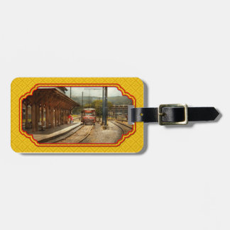 Etiqueta Para Maletas Tren: abordando el tranvía de Scranton
