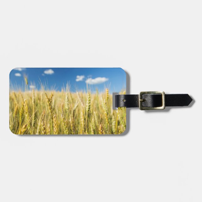 Etiqueta Para Maletas Trigo de Kansas (Frente Horizontal)