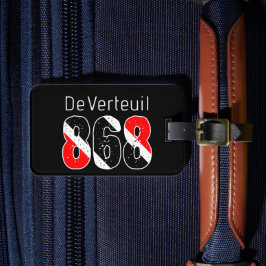 ETIQUETA PARA MALETAS TRINI 868 NEGRO