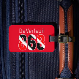 ETIQUETA PARA MALETAS TRINI 868 RED