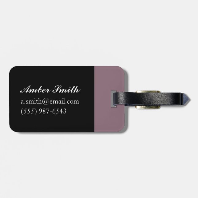 Etiqueta Para Maletas Tríptico del turbante (Atrás Horizontal)