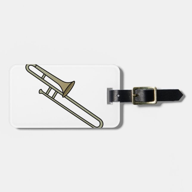 Etiqueta Para Maletas Trombone (Frente Horizontal)