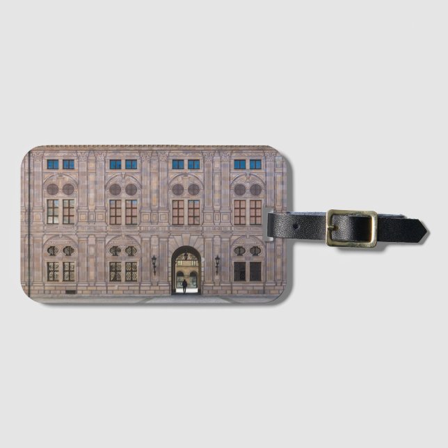 Etiqueta Para Maletas Trompe-L'oeil Alemania (Anverso horizontal)