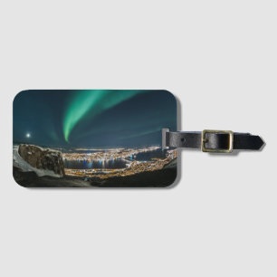 Etiqueta Para Maletas Tromso de las luces del norte