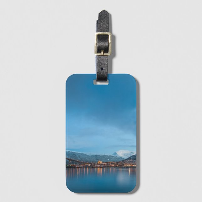Etiqueta Para Maletas Tromso Noruega (Anverso vertical)