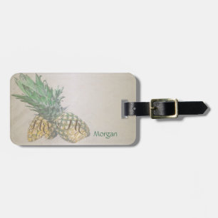 Etiqueta Para Maletas Tropical,Arena,Pina-Personalizado