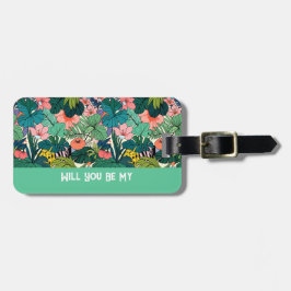 Etiqueta Para Maletas Tropical Serás Mi