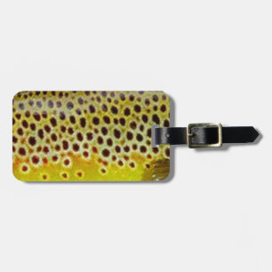 Etiqueta Para Maletas Trucha de Brown por PatternWear©
