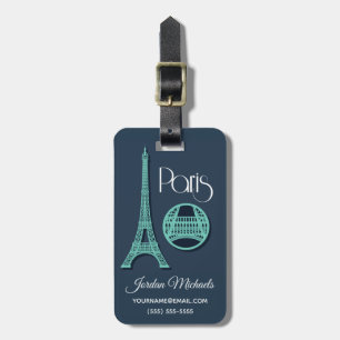 Etiqueta Para Maletas Trullo de París