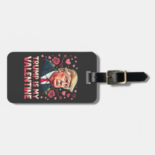 Etiqueta Para Maletas Trump es mi día de inauguración de San Valentín Ma