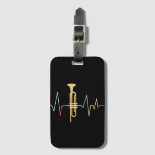 Etiqueta Para Maletas Trumpet Heartbeat