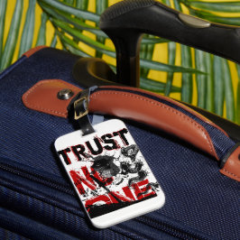 Etiqueta Para Maletas Trust No One