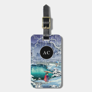 Etiqueta Para Maletas Tsuchiya Koitsu - Nieve de primavera en Maruyama