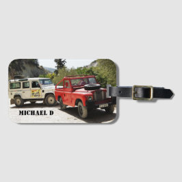 Etiqueta Para Maletas Tu foto, personalizar, iniciales, simple