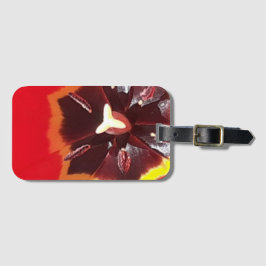 Etiqueta Para Maletas Tulip Rojo Scarlet