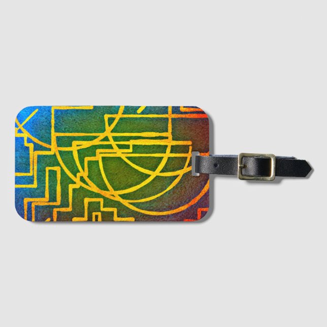 Etiqueta Para Maletas Tumba (Anverso horizontal)