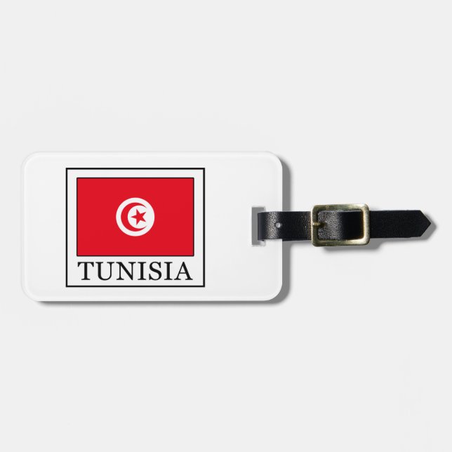 Etiqueta Para Maletas Túnez (Frente Horizontal)