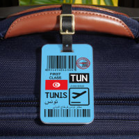 Tunis airport travel tag