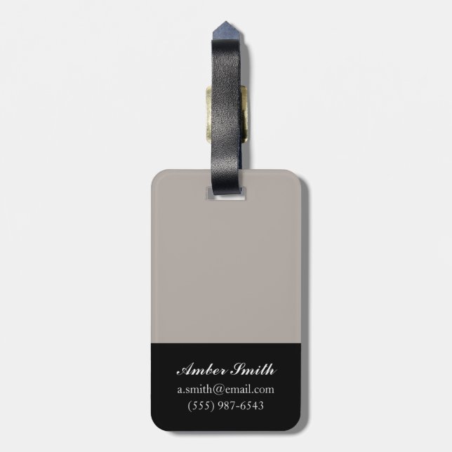 Etiqueta Para Maletas Turbante rojo 2012 (Atrás Vertical)