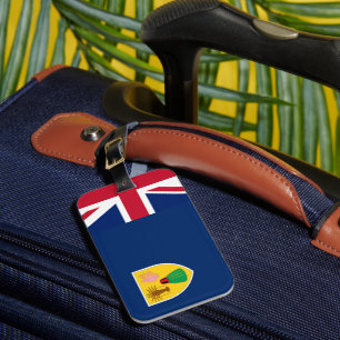 Etiqueta Para Maletas Turcas y Caicos