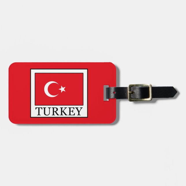 Etiqueta Para Maletas Turquía (Frente Horizontal)