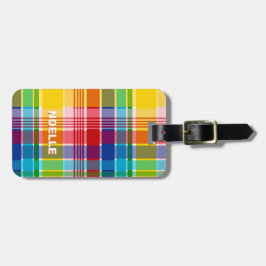 Etiqueta Para Maletas U.S. Virgin Islands Flag, Madras