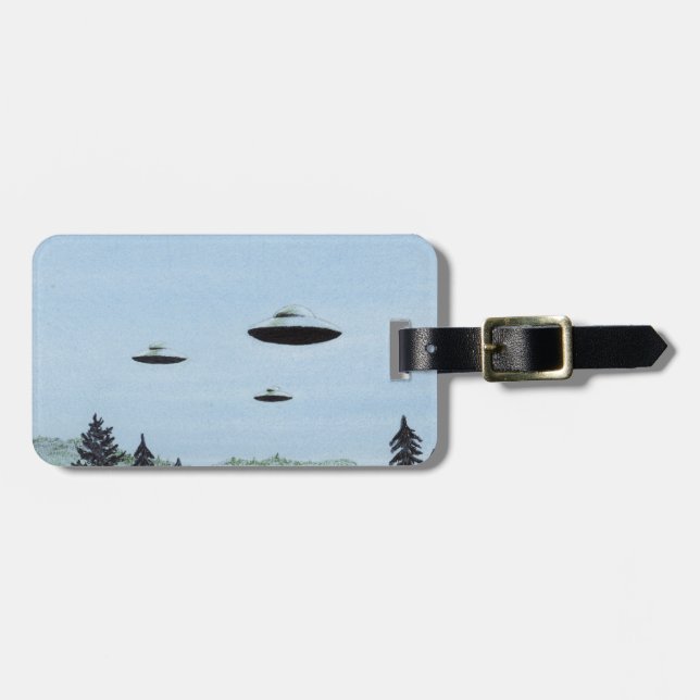 Etiqueta Para Maletas UFO Trio (Frente Horizontal)