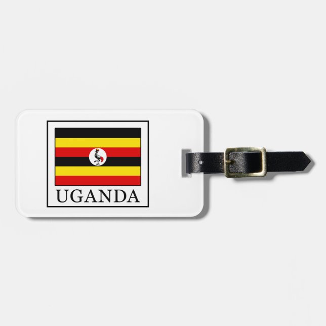 Etiqueta Para Maletas Uganda (Frente Horizontal)