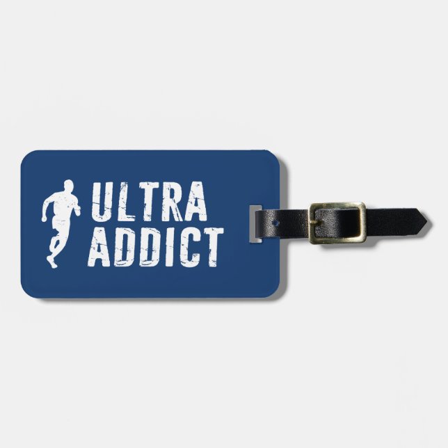 Etiqueta Para Maletas Ultra adicto (Frente Horizontal)