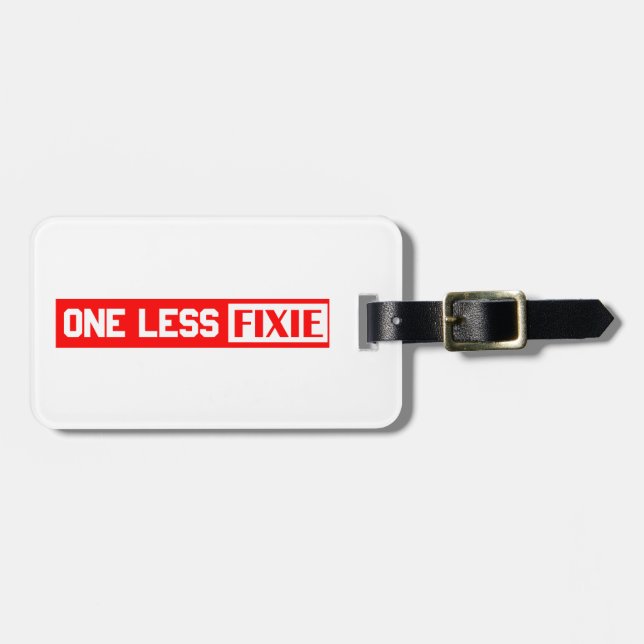 Etiqueta Para Maletas Un menos fixiante (Frente Horizontal)