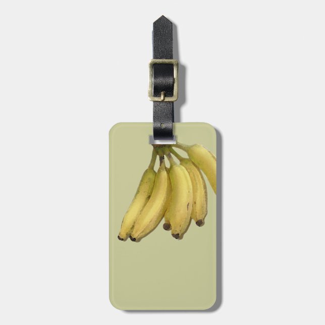 Etiqueta Para Maletas un montón de bananas (Frente Vertical)