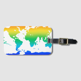 Etiqueta Para Maletas Un mundo aventurero
