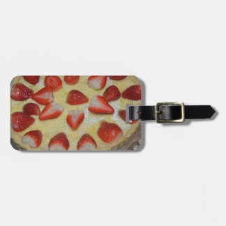 Etiqueta Para Maletas Un pastel de fresa