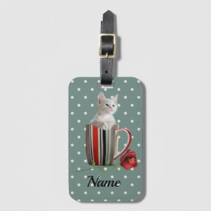 Etiqueta Para Maletas Un regalo para los amantes de la mascota de gato