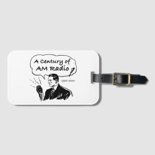 Etiqueta Para Maletas Un siglo de emisiones de radio de AM
