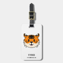 Un tigre Personalizado sonriente y agudo