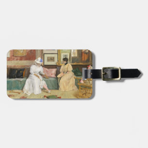 Etiqueta Para Maletas Una llamada amistosa, 1895 (aceite en lona)