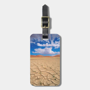 Etiqueta Para Maletas Una llanura de desierto agrietada