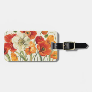 Etiqueta Para Maletas Una melodía de amapolas