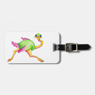 Etiqueta Para Maletas Uncommon Ostrich