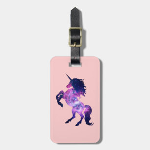 Etiqueta Para Maletas Unicornio del espacio