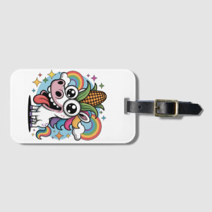 Etiqueta Para Maletas Unicornio único