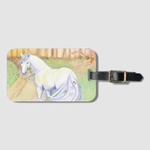 Etiqueta Para Maletas Unicornios