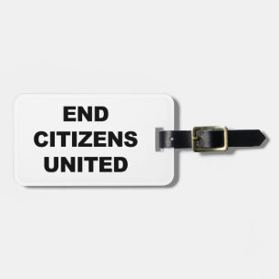 Etiqueta Para Maletas Unidos de los ciudadanos finales