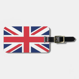 Etiqueta Para Maletas Union Jack / Bandera del Reino Unido