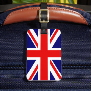 Etiqueta Para Maletas UNION JACK - LA BANDERA BRITÁNICA DE Londres