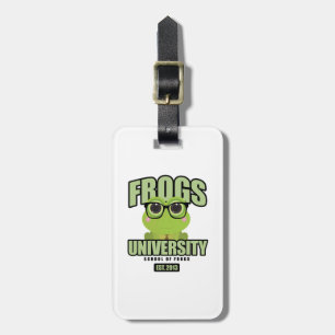 Etiqueta Para Maletas Universidad de Frogs