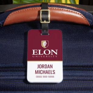 Etiqueta Para Maletas Universidad Elon