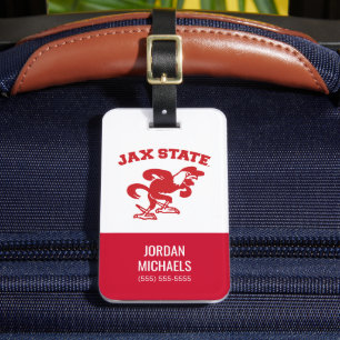 Etiqueta Para Maletas Universidad Estatal de Jacksonville JAX State Game