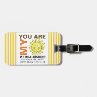Etiqueta Para Maletas Usted es mi sol